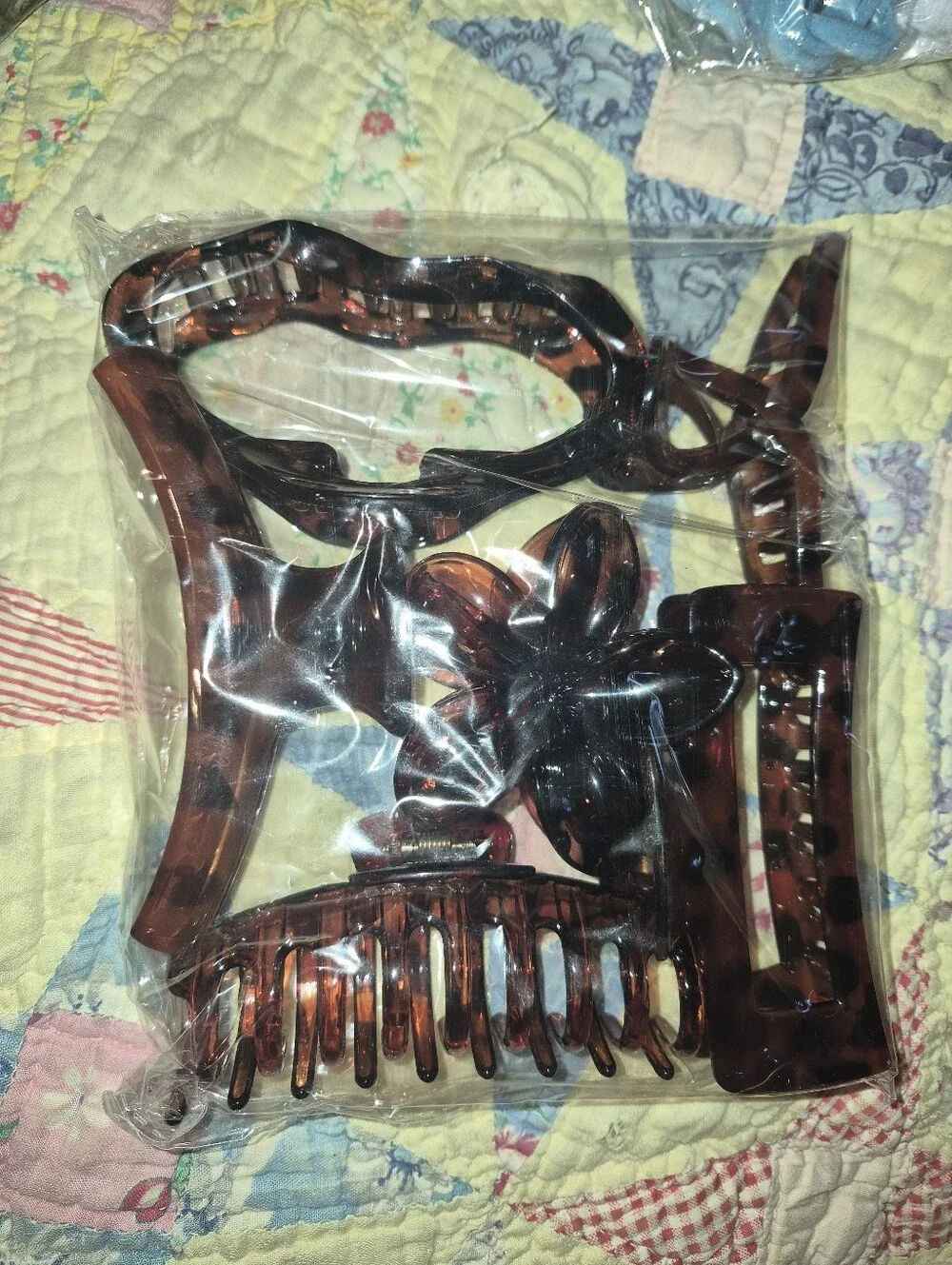 Hair Clip Set - Brown Fashion Accessories